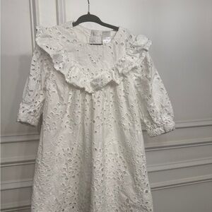 Nordstrom White Eyelet Dress